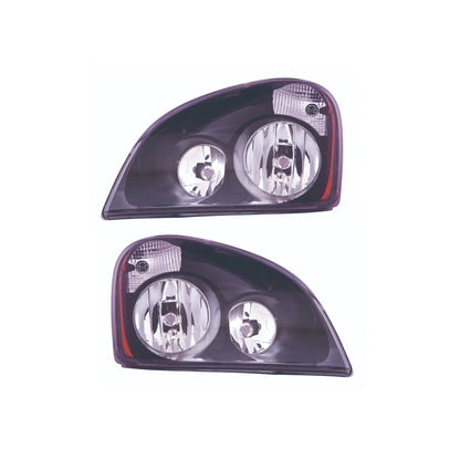 Set of 2 Headlights for Freightliner Cascadia (2008–2014) CLX-M0-33G-1102P-US2, FL2505106