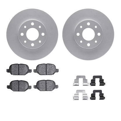 2X Brake Disc and Pad Kits Rear for Fiat 500 (2013–2019) WDWH1-07003
