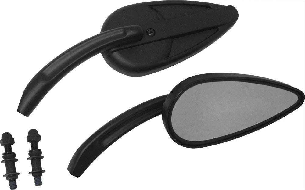 Black Vintage Side Mirrors for Harley Davidson XG & XL (2015–2023)