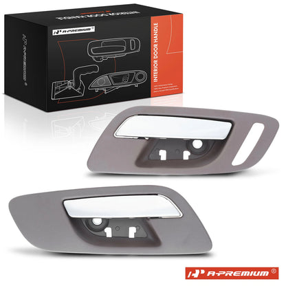 2X Front Plastic Interior Door Handle for Chevrolet Silverado 1500 GMC (1999–2023) - 15920698, 15935955, 81183, 81190