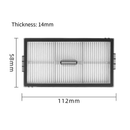 Pack of 2 Washable HEPA Filters for Roborock Saros 10R (2021–2023)