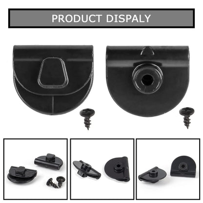 Set of 4 Battery Left Side Cover Clips for PSLER (One Size) - Black