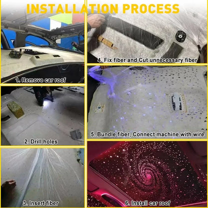 500pcs Fiber Optic Star Light Kit for Home Car Ceiling