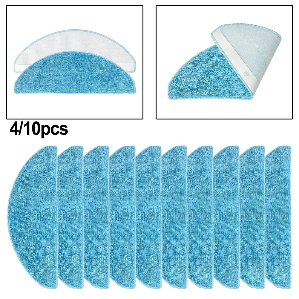 Cleaning Cloths for Cecotec Robot 10 (2019–2023) - Set of 10