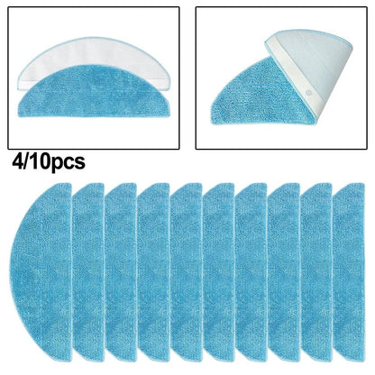 Cleaning Cloths for Cecotec Robot 10 (2019–2023) - Set of 10