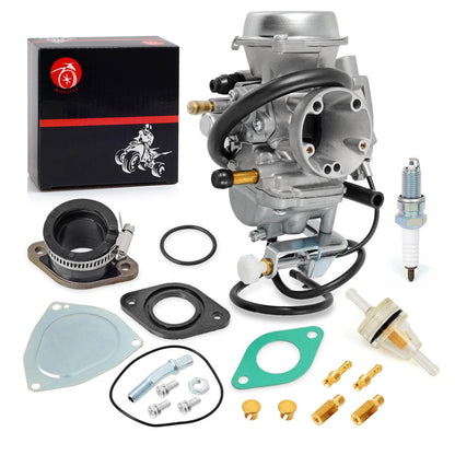 Carburetor w/ INTAKE PIPE 2x4 for Suzuki Quadsport Z250 LTZ250 (2004–2009)