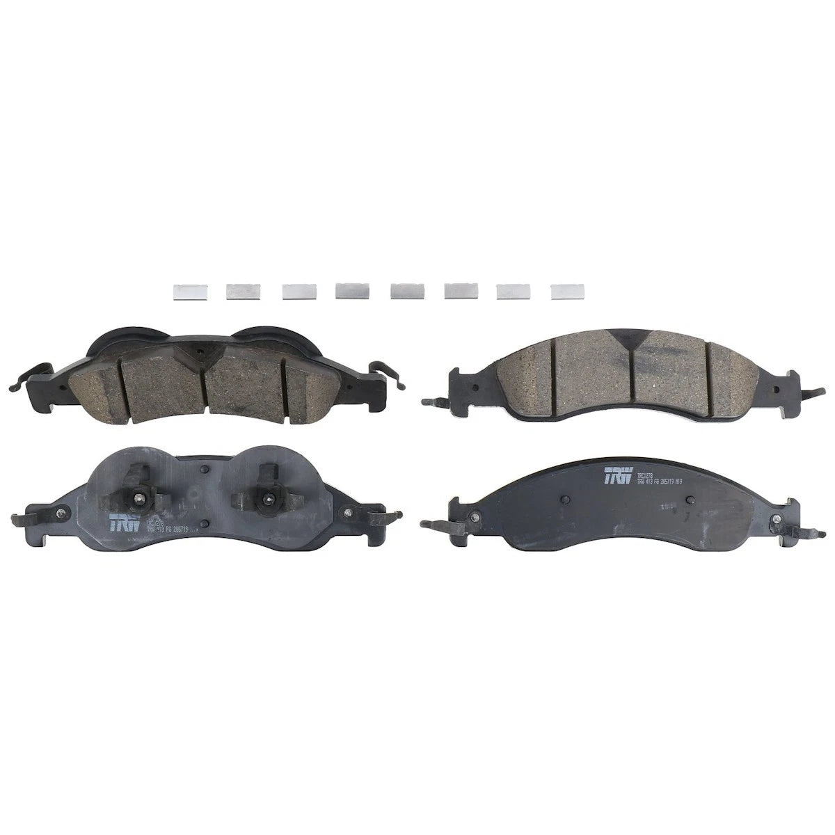 2X TRC1278 Brake Pad Set Front for Lincoln Navigator Expedition (2007–2010)