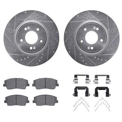 Rotor Set with Brake Pads for Genesis G70 (2019–2023) ALX-PAU-DF-7512-21049-CLA2