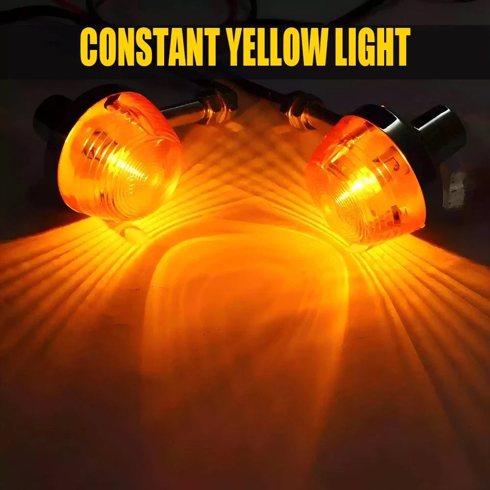 2X Turn Signals Blinker Light Indicator Amber for Honda EPY