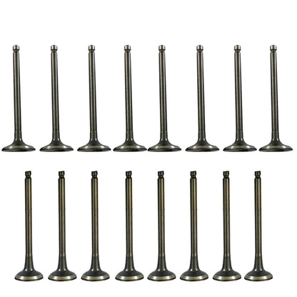 16X Exhaust & Intake Valves for Hyundai Accent Kia Rio (1996–2011) 10813, 13047
