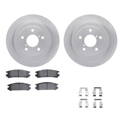 Brake Rotor Set with Pads for Subaru Legacy (1990–1994) ALX-PAU-DF-6512-13075-CLA1