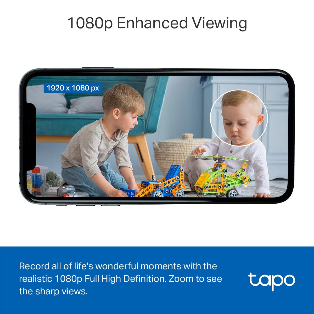 1-Pack Indoor Wired Security Camera for Baby Monitoring
