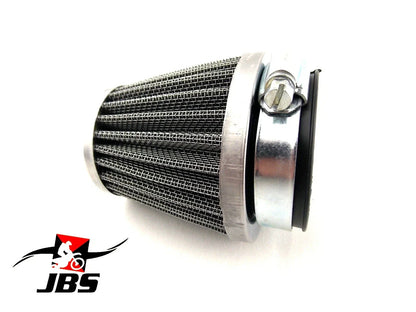 Hi Flow 35mm Chrome Pod Air Filters for Suzuki GT185