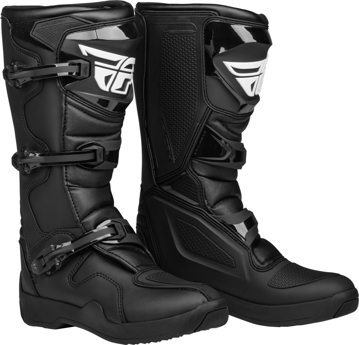 Fly Racing Maverik LT Offroad Boots for Motorcycle (US 12) Black