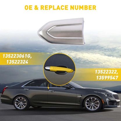 Chrome Door Lock Cylinder Cover for Cadillac XTS XT5 CT6 ATS CTS XT4 (2013–2023)