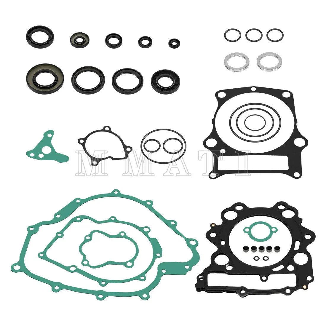 Complete Gasket Set & Oil Seal Kit for Yamaha Rhino Grizzly 660 (2002–2008)