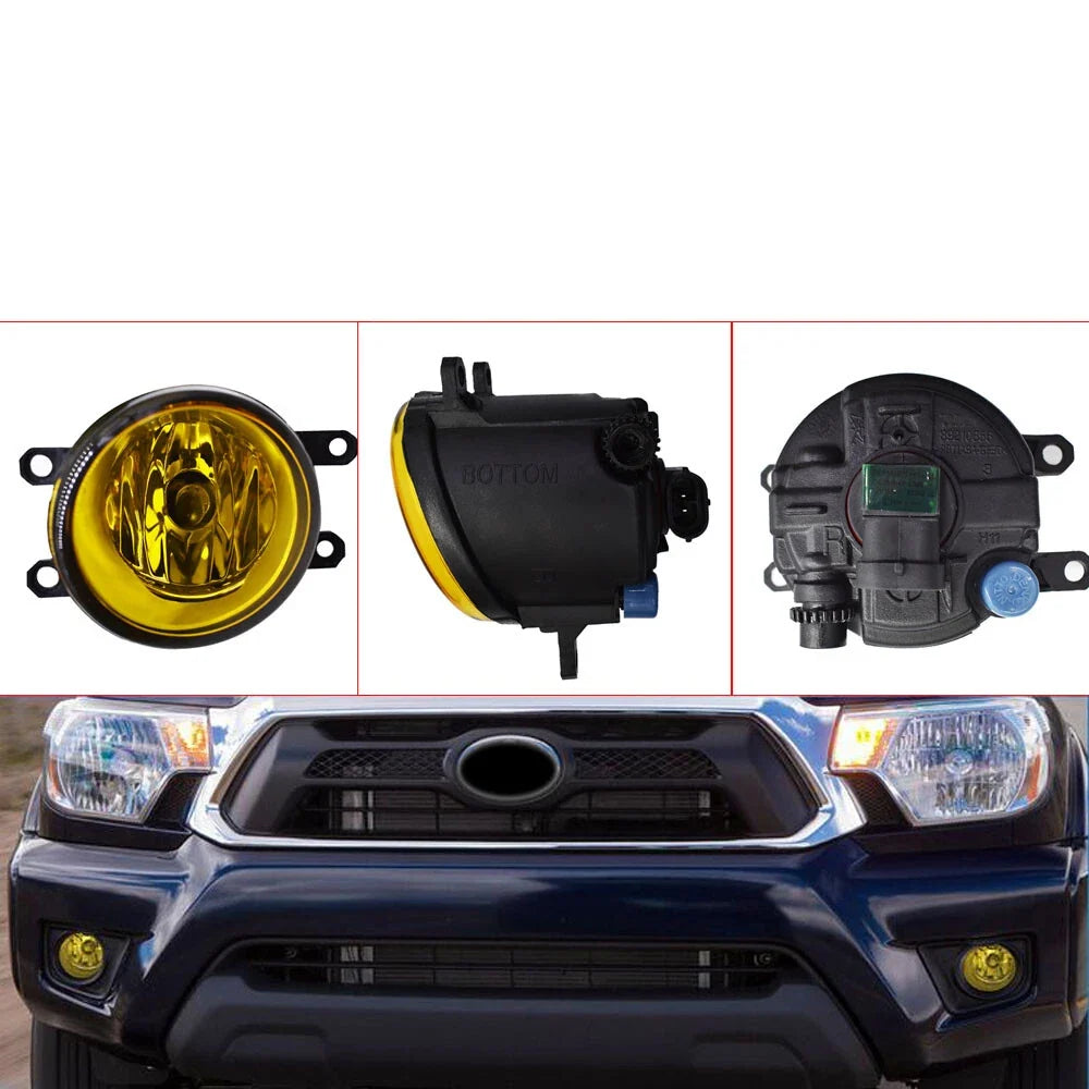 Fog Light Assembly for Toyota Tacoma (2012–2015) Amber Halogen