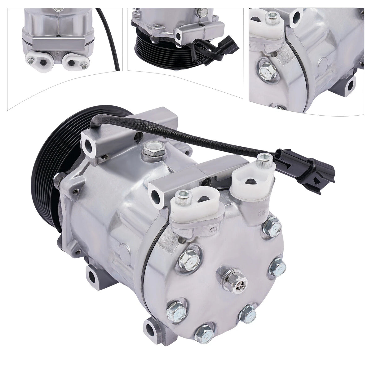 A/C Compressor with Clutch for International Navistar Trucks (3582435C1, 4418)