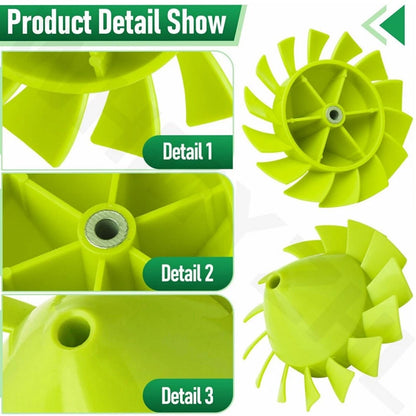 2 Pack Blower Fan for Home-Lite & Ryobi 18 Volt