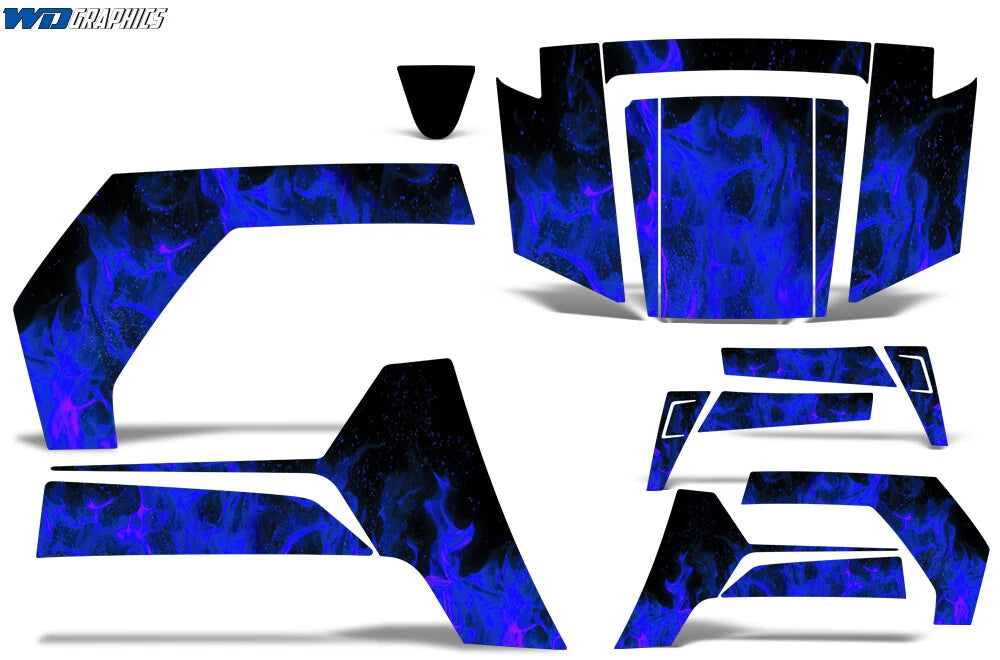 Graphics Kit Decals Stickers for Polaris RZR 800 S (2006–2010)