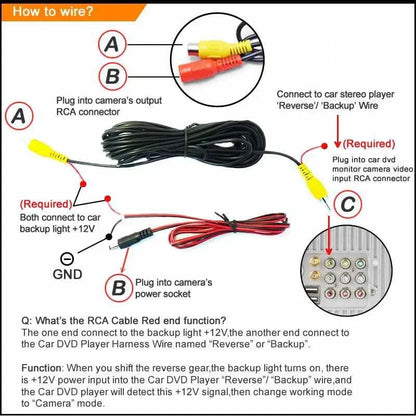 Reverse Rear View Backup Camera for Lexus ES250 ES300h ES350 GX460 IS300