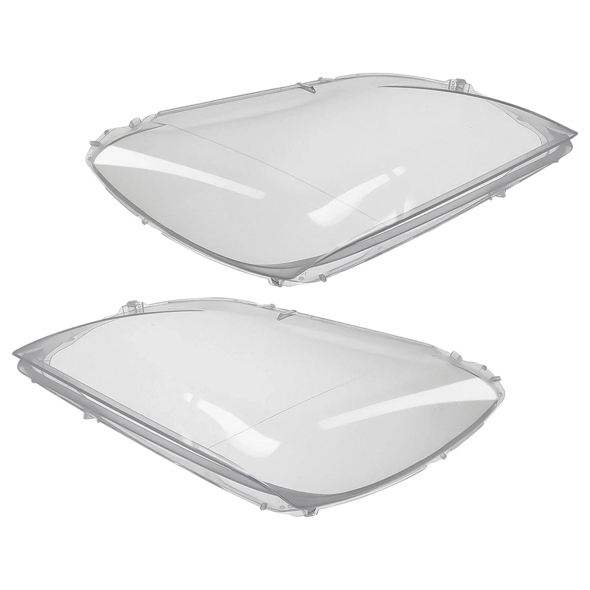 Front Headlight Lens Cover Pair for BMW 6 Series (2012–2015)