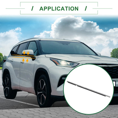 2pcs Weatherstrip Window Seal No. 757400E060 for Toyota 