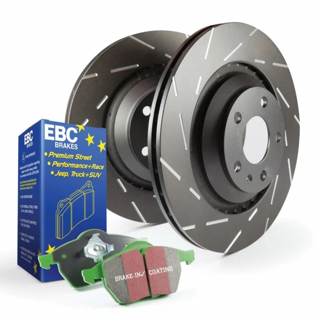 EBC Brake Kit S2 Greenstuff for Volkswagen Golf (2015–2016) TLX-ebcS2KR2060-CL360A71