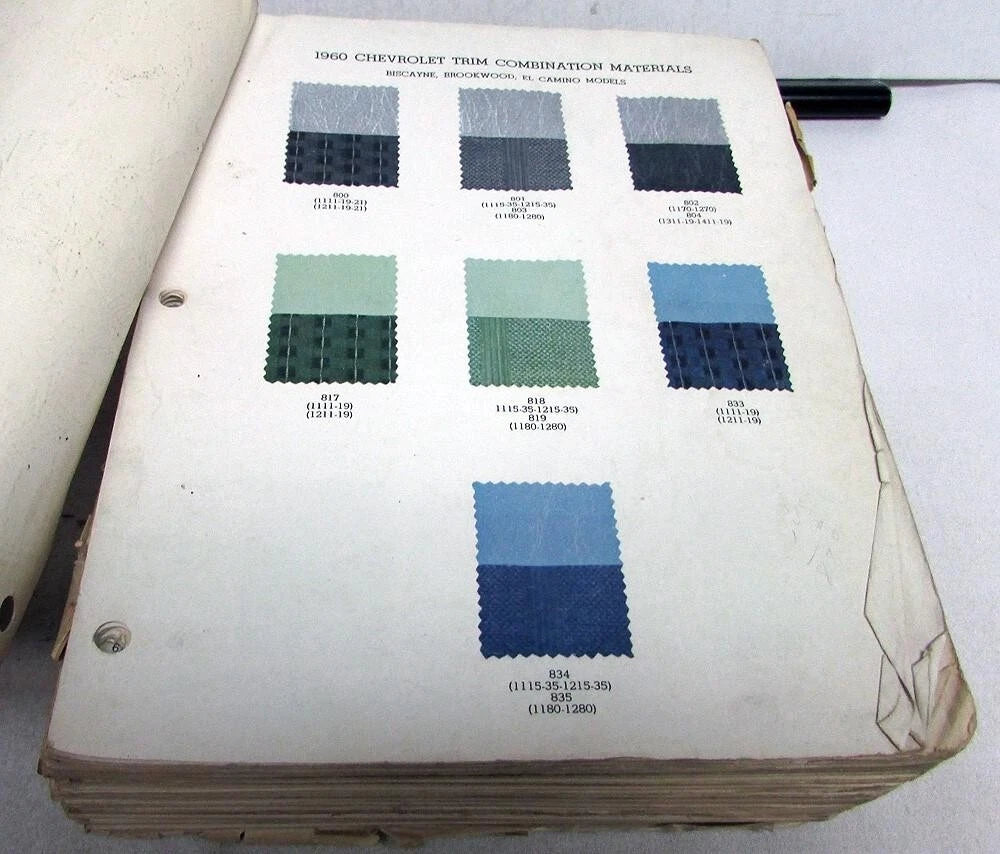 Chevrolet Parts Catalog Book for Chevrolet (1933–1960)