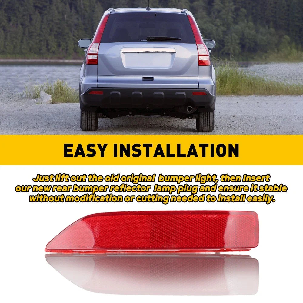 Rear Bumper Reflector Light Cover Left for Honda CR-V (2007–2009)