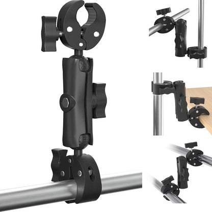 2X Umbrella Camera Pole Clamp Holder for Universal Use (360° Rotation)