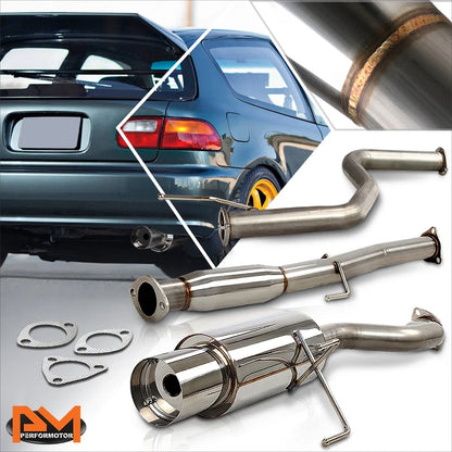 4.5" Tip Muffler Racing Catback Exhaust System for Honda Civic (1992–2000)
