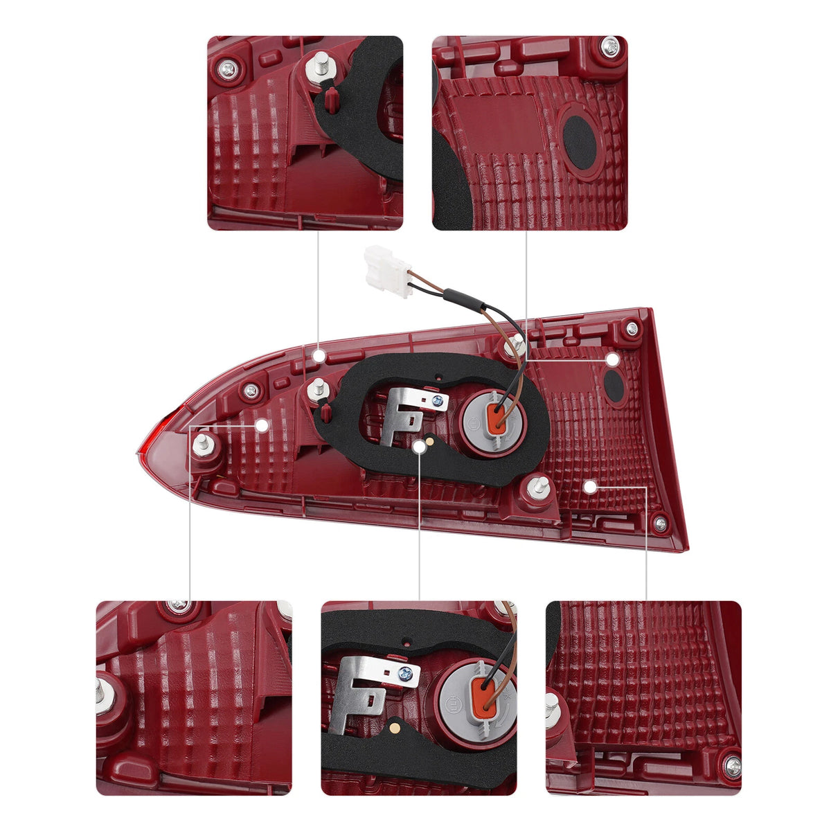 Right Tail Light for Hyundai Santa Fe (2022–2024) 92403S2500, 92403 S2500