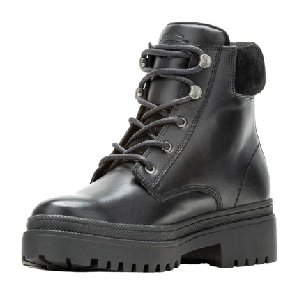 Harley-Davidson Women's Tressler Black Motorcycle Boots Size 6 (120th) D87285