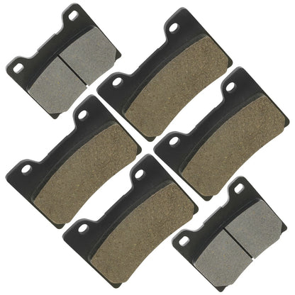 Front and Rear Brake Pads for Yamaha VMX1200 V-Max 1200 (1993–2007) HU8767MP220LR