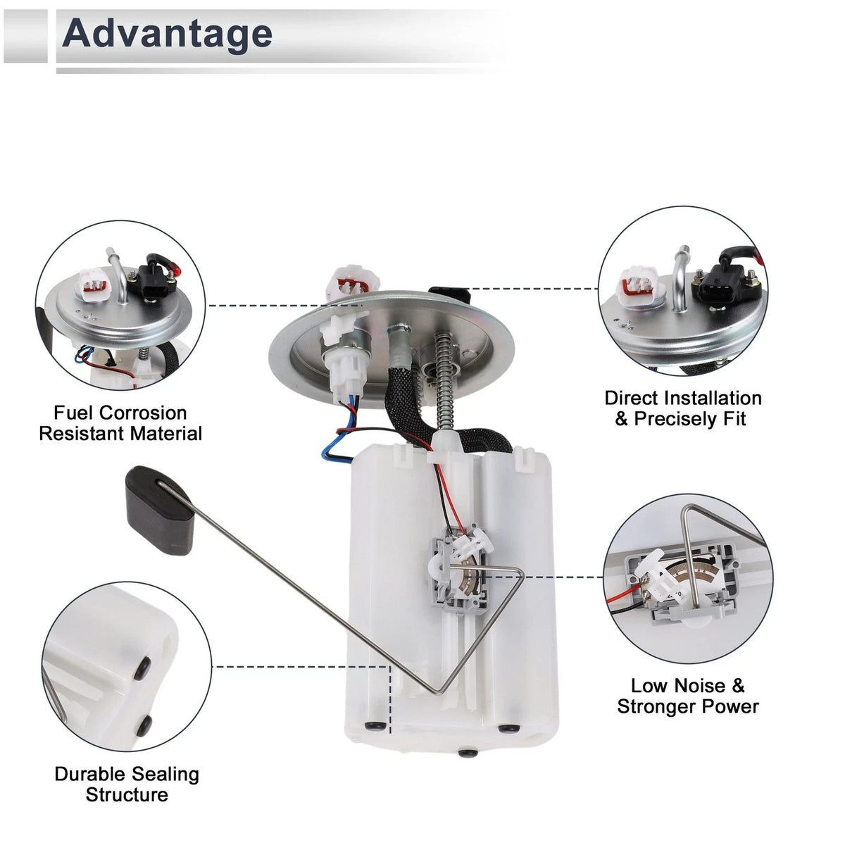 Fuel Pump Assembly for Hyundai Entourage (2006–2008) V6 3.8L No. 311104D500