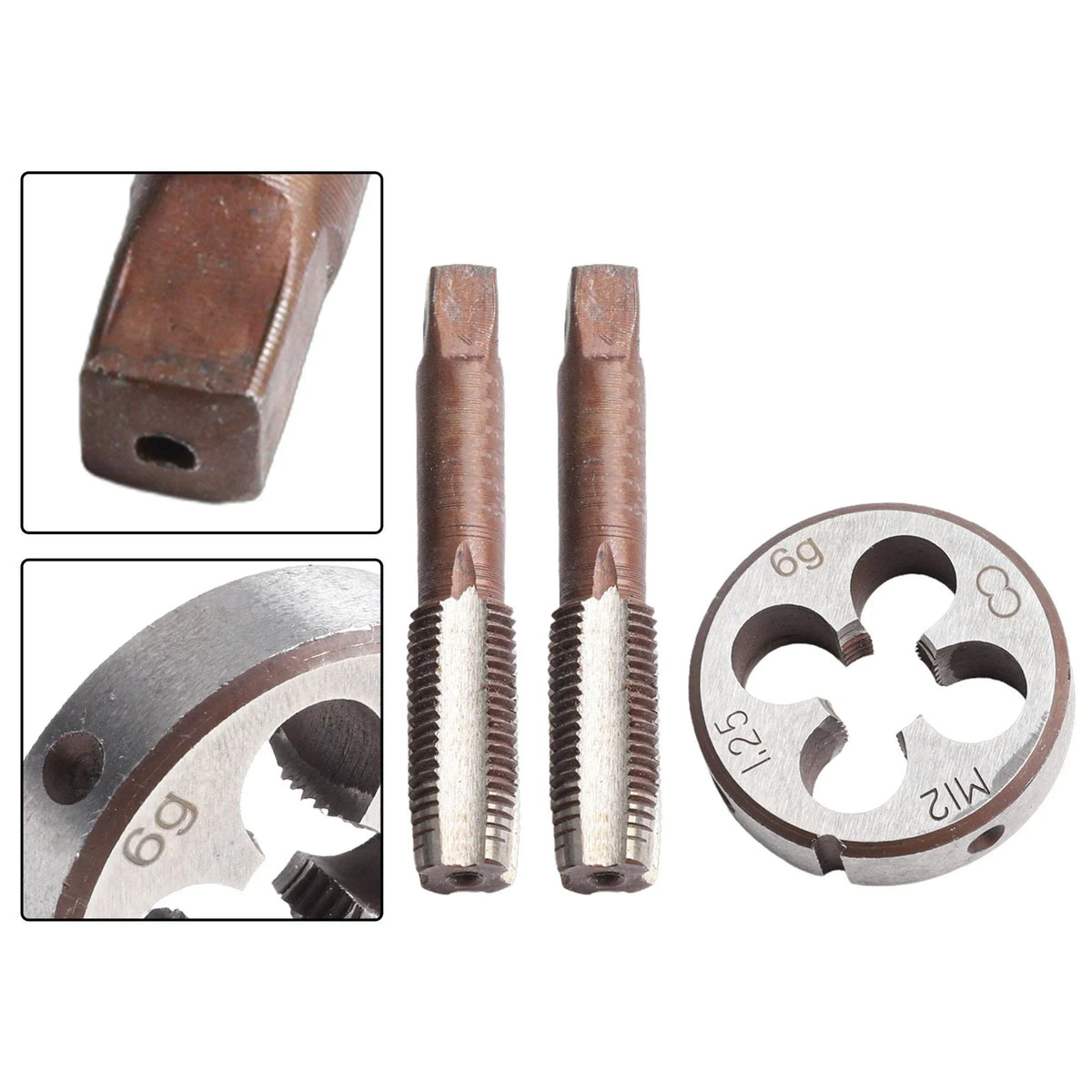 HSS Tap and Die Set for Right Hand Metric Thread (25mm)