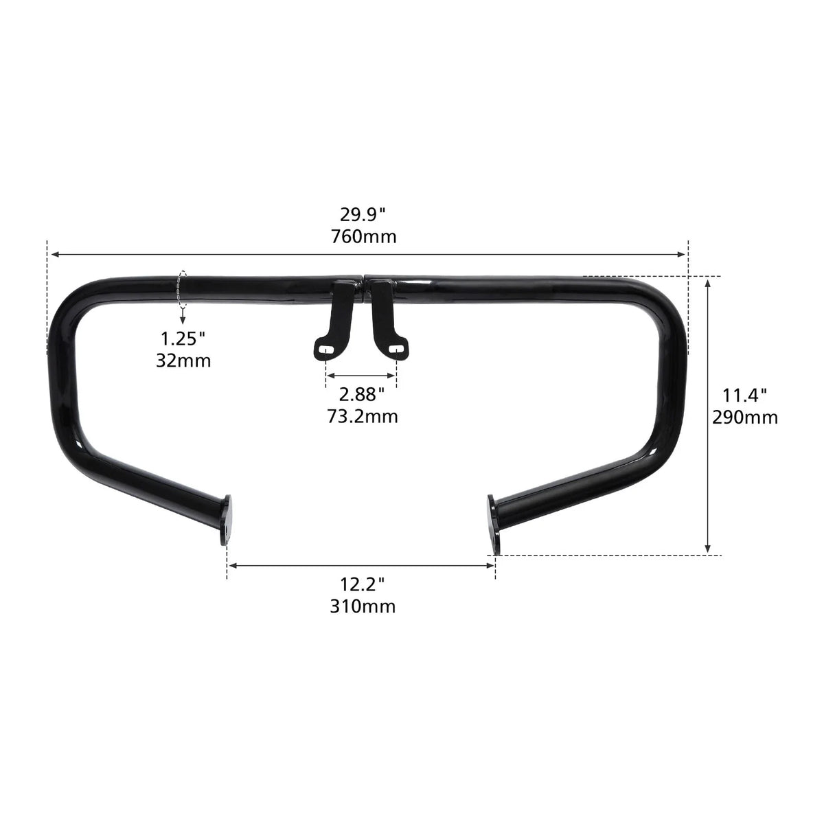 Unpainted Fairings Spoilers Cover Engine Guard for Harley Road Glide (2017–2024)