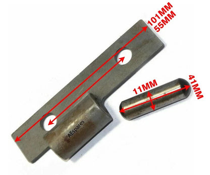 Gear Lever Stop Plate & Pin Set for Massey Ferguson 135 (180453M1)
