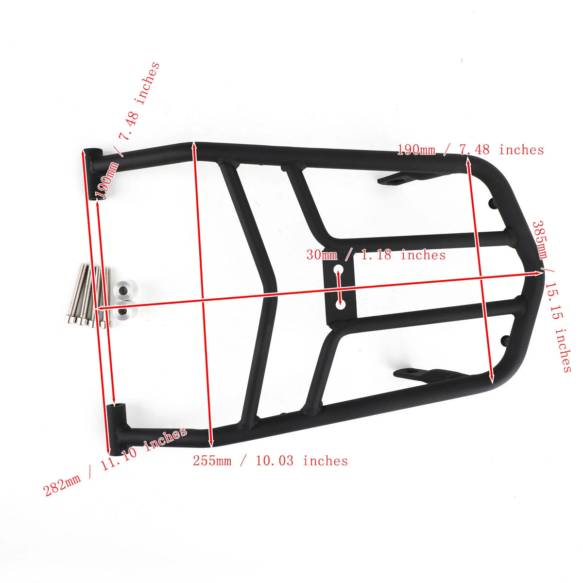 Rear Luggage Rack Mount for Honda CRF 250 L/M CRF250 Rally (2012–2020) M516-B041-BLK