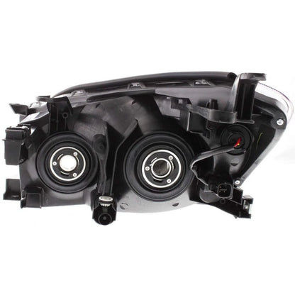 Headlight Unit for Toyota RAV4 (2006–2008) Passenger Side, Black Bezel, TO2519107