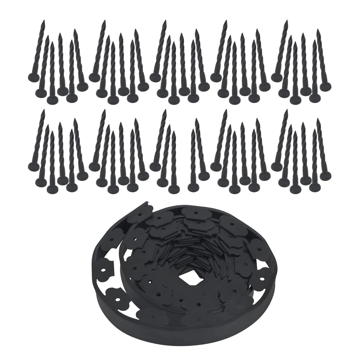 Set of 4 L-shaped Landscape Edging Border Kit for Garden (40 FT)