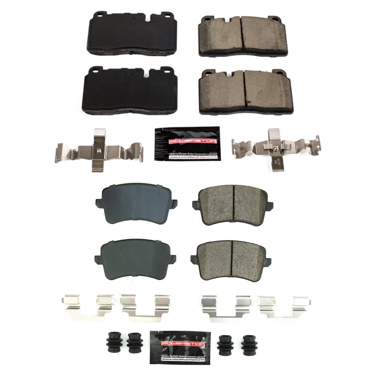 PowerStop Z23 Carbon-Fiber Ceramic Brake Pads Kit for Audi Q5 (2018–2023)