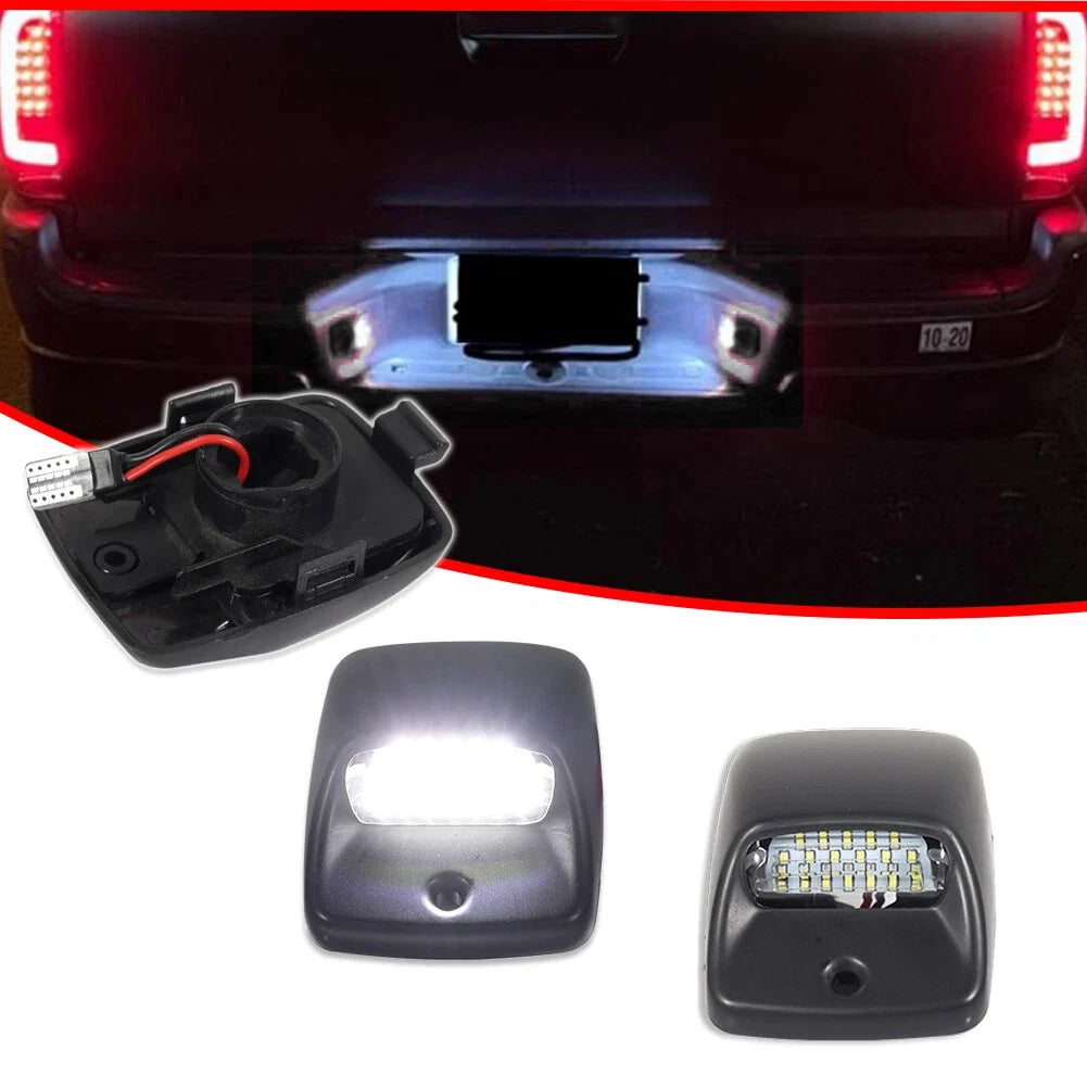 2X LED License Plate Light for Toyota Tacoma Tundra (2005–2015)