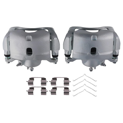 Pair of Front Brake Calipers w/ Bracket for Honda CR-V (2002–2004)