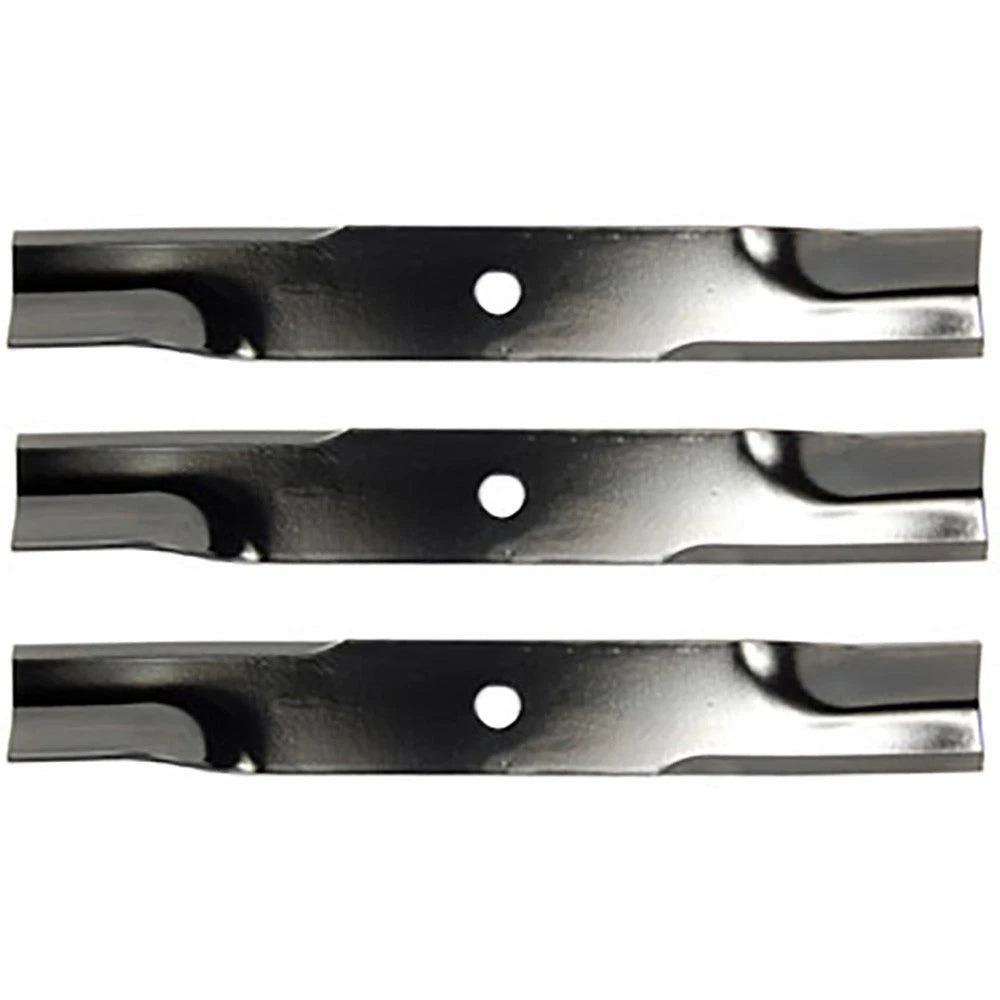 Set of 3 Lawn Mower Blades for MTD Cub Cadet White 50"