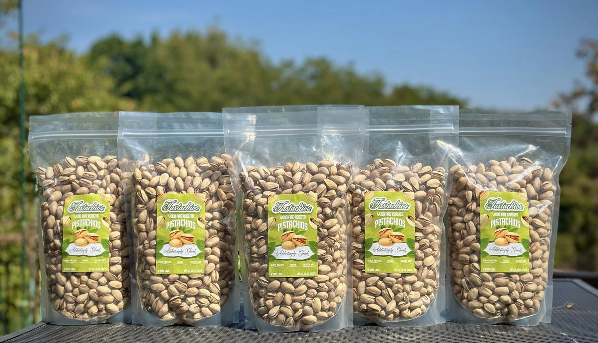 2LB Bag of Wood Fire Roasted Pistachios - Original Flavor
