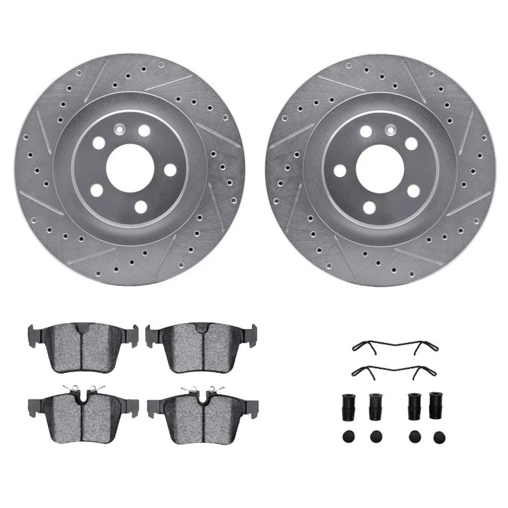 Rotor Set for Volvo V60 (2019) ALX-PAU-DF-7512-27054-CLA7, Drilled & Slotted