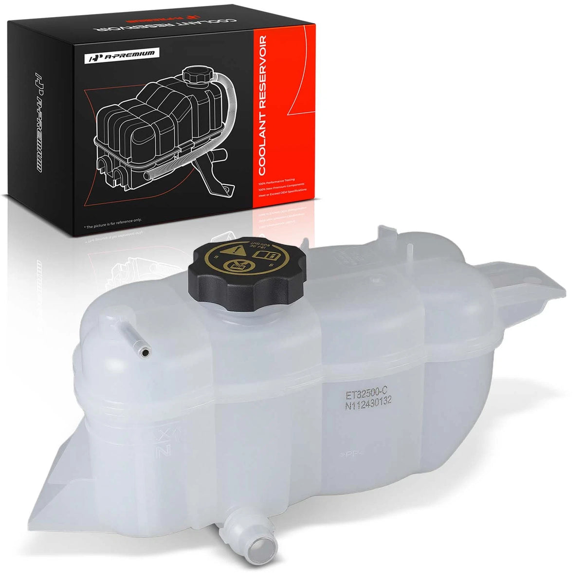 A-Premium Engine Coolant Reservoir Tank w/ Cap for Dodge Caravan (1997–2000) 4682294
