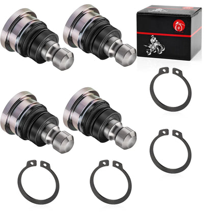 Set of 4 Upper Lower Front Ball Joints for Polaris RZR XP 1000 / Turbo / S / 4 / RS1